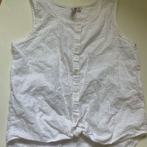 Girls cute summer tank top size 12 by SO.